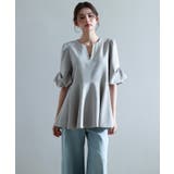 パール付きキーネックブラウス | SAISON DE PAPILLON | 詳細画像21