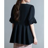 パール付きキーネックブラウス | SAISON DE PAPILLON | 詳細画像31