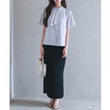 ボウタイネックフレアスリーブブラウス | SAISON DE PAPILLON | 詳細画像5