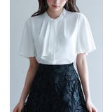 ボウタイネックフレアスリーブブラウス | SAISON DE PAPILLON | 詳細画像20