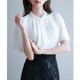 ボウタイネックフレアスリーブブラウス | SAISON DE PAPILLON | 詳細画像21