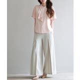 ボウタイネックフレアスリーブブラウス | SAISON DE PAPILLON | 詳細画像34