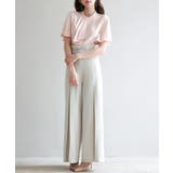 ボウタイネックフレアスリーブブラウス | SAISON DE PAPILLON | 詳細画像35