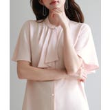 ボウタイネックフレアスリーブブラウス | SAISON DE PAPILLON | 詳細画像37