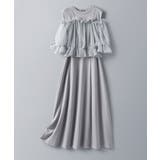 チュールビスチェとカットソーワンピースの2点セット | SAISON DE PAPILLON  | 詳細画像23 