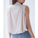 ジッパーノースリーブシャツブラウス | SAISON DE PAPILLON  | 詳細画像13 