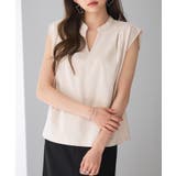 スタンドキーネックタックカットソートップス | SAISON DE PAPILLON | 詳細画像16