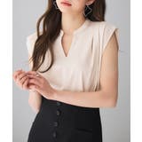 スタンドキーネックタックカットソートップス | SAISON DE PAPILLON | 詳細画像17