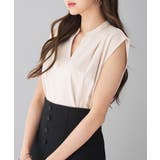 スタンドキーネックタックカットソートップス | SAISON DE PAPILLON | 詳細画像19