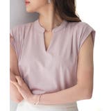 スタンドキーネックタックカットソートップス | SAISON DE PAPILLON | 詳細画像11