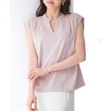 スタンドキーネックタックカットソートップス | SAISON DE PAPILLON | 詳細画像7