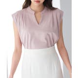 スタンドキーネックタックカットソートップス | SAISON DE PAPILLON | 詳細画像8