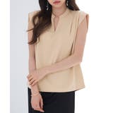 スタンドキーネックタックカットソートップス | SAISON DE PAPILLON | 詳細画像20