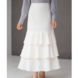 フリルティアードロング丈スカート | SAISON DE PAPILLON | 詳細画像16