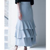 フリルティアードロング丈スカート | SAISON DE PAPILLON | 詳細画像8