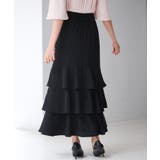 フリルティアードロング丈スカート | SAISON DE PAPILLON | 詳細画像22