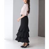 フリルティアードロング丈スカート | SAISON DE PAPILLON | 詳細画像25