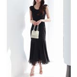 ドットシフォンロング丈ワンピース | SAISON DE PAPILLON | 詳細画像12