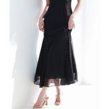 ドットシフォンロング丈ワンピース | SAISON DE PAPILLON | 詳細画像15