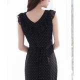 ドットシフォンロング丈ワンピース | SAISON DE PAPILLON | 詳細画像16