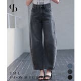 ヴィンテージ加工バレルレッグデニム | SAISON DE PAPILLON  | 詳細画像1 