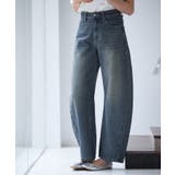 ヴィンテージ加工バレルレッグデニム | SAISON DE PAPILLON  | 詳細画像9 