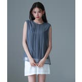 チュール素材ノースリーブブラウス | SAISON DE PAPILLON | 詳細画像19