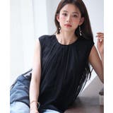 チュール素材ノースリーブブラウス | SAISON DE PAPILLON | 詳細画像25