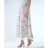 シアー花柄ハイウエストスカート | SAISON DE PAPILLON  | 詳細画像23 