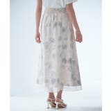 シアー花柄ハイウエストスカート | SAISON DE PAPILLON  | 詳細画像24 