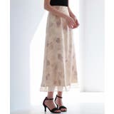 シアー花柄ハイウエストスカート | SAISON DE PAPILLON  | 詳細画像14 