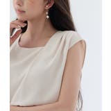 アシンメトリフレンチスリーブブラウス | SAISON DE PAPILLON | 詳細画像34