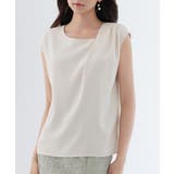 アシンメトリフレンチスリーブブラウス | SAISON DE PAPILLON | 詳細画像25