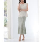 アシンメトリフレンチスリーブブラウス | SAISON DE PAPILLON | 詳細画像28