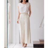 アシンメトリフレンチスリーブブラウス | SAISON DE PAPILLON | 詳細画像22