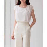 アシンメトリフレンチスリーブブラウス | SAISON DE PAPILLON | 詳細画像24