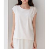 アシンメトリフレンチスリーブブラウス | SAISON DE PAPILLON | 詳細画像14