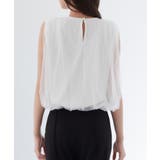 ふんわりチュールノースリーブブラウス | SAISON DE PAPILLON | 詳細画像3