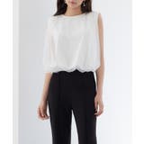 ふんわりチュールノースリーブブラウス | SAISON DE PAPILLON | 詳細画像6