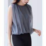 ふんわりチュールノースリーブブラウス | SAISON DE PAPILLON | 詳細画像18