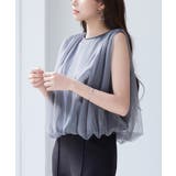 ふんわりチュールノースリーブブラウス | SAISON DE PAPILLON | 詳細画像19