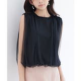 ふんわりチュールノースリーブブラウス | SAISON DE PAPILLON | 詳細画像29