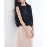 ふんわりチュールノースリーブブラウス | SAISON DE PAPILLON | 詳細画像34