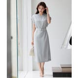 体型カバージップミモレ丈ワンピース | SAISON DE PAPILLON  | 詳細画像7 