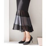 配色裾ハイウエストバックゴムスカート | SAISON DE PAPILLON | 詳細画像29