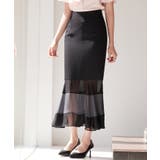 配色裾ハイウエストバックゴムスカート | SAISON DE PAPILLON | 詳細画像21