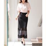 配色裾ハイウエストバックゴムスカート | SAISON DE PAPILLON | 詳細画像25