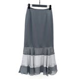 配色裾ハイウエストバックゴムスカート | SAISON DE PAPILLON | 詳細画像19