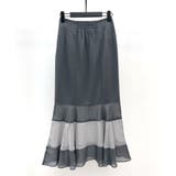 配色裾ハイウエストバックゴムスカート | SAISON DE PAPILLON | 詳細画像20