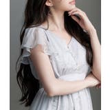 ふんわり花柄シフォンロングワンピース | SAISON DE PAPILLON  | 詳細画像21 